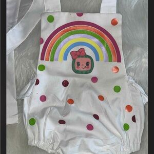 Colorful Rainbow Baby Romper